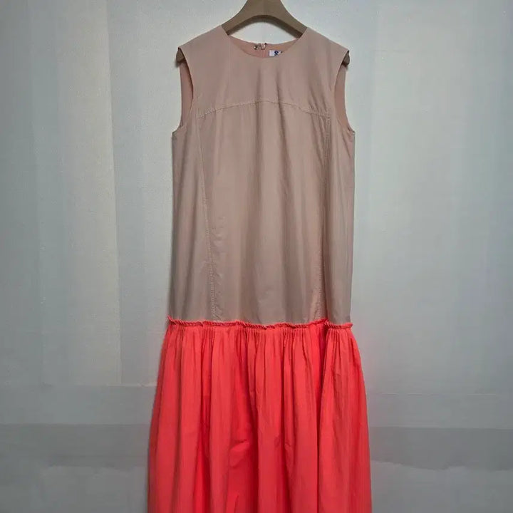 [BUNJANG] SJYP Oversized Cotton Sleeves Dress Light Pink (XS) / SJYP 면 박시핏 슬리브스 원피스 라이트핑크(XS)
