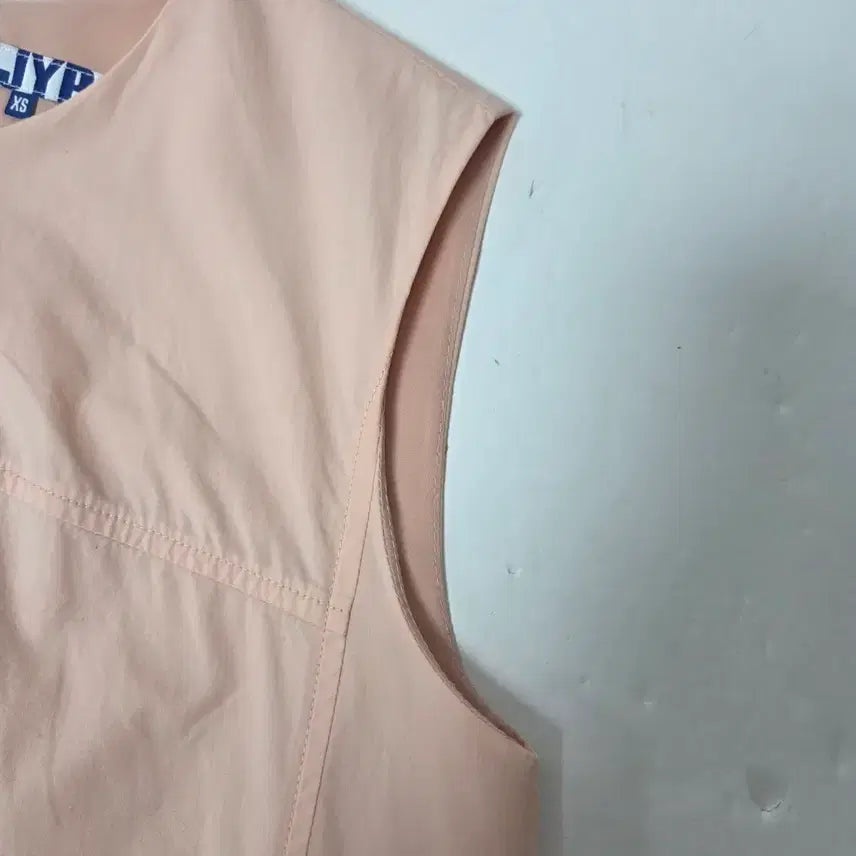 [BUNJANG] SJYP Oversized Cotton Sleeves Dress Light Pink (XS) / SJYP 면 박시핏 슬리브스 원피스 라이트핑크(XS)