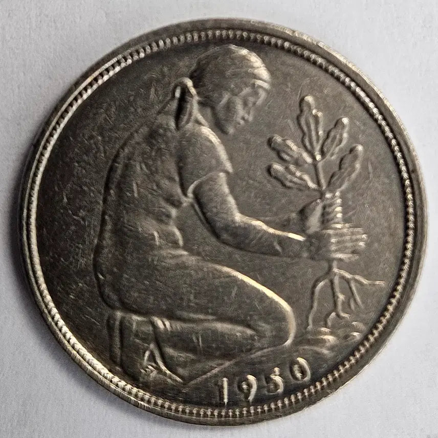 [BUNJANG] West Germany 50 Pfennig Coin / 1950 서독 50페니히 M1289