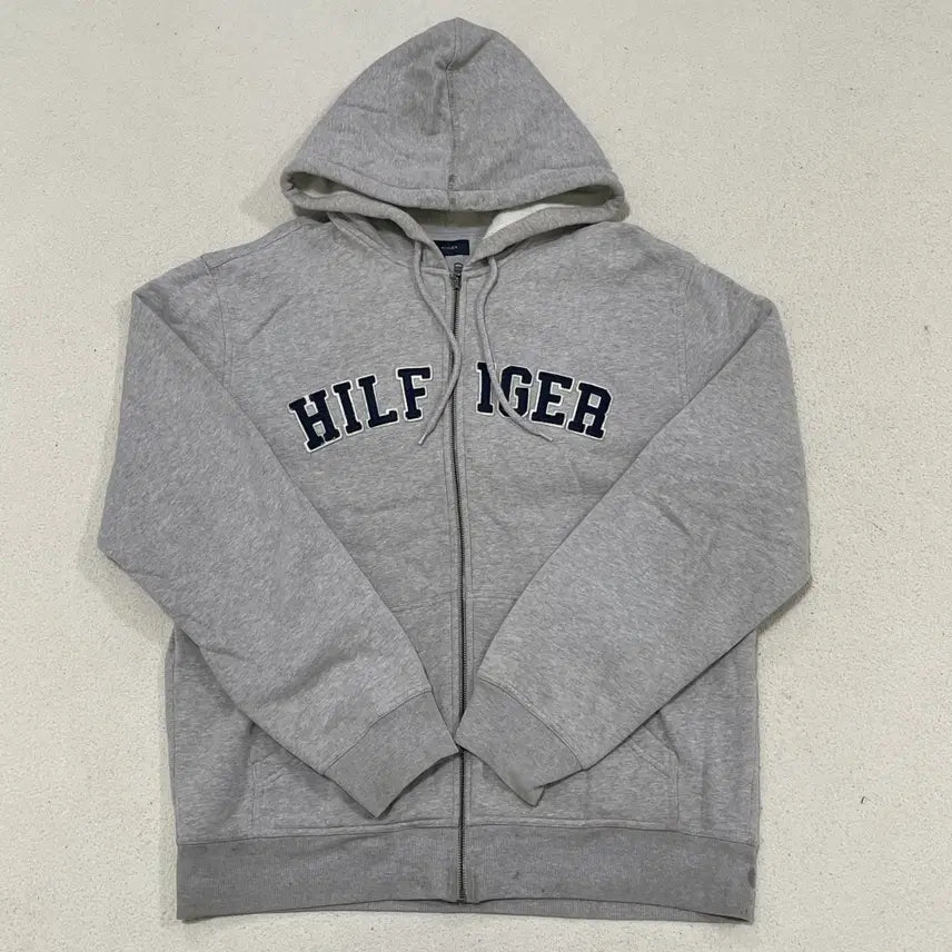 [BUNJANG] Tommy Hilfiger Big Logo Hooded Zip-up Jacket / L 타미힐피거 캐주얼 빅로고 후드집업 0323