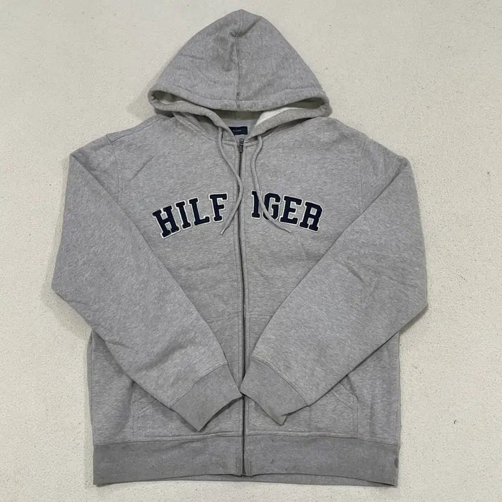 [BUNJANG] Tommy Hilfiger Big Logo Hooded Zip-up Jacket / L 타미힐피거 캐주얼 빅로고 후드집업 0323