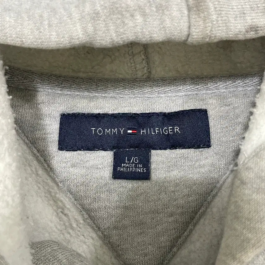 [BUNJANG] Tommy Hilfiger Big Logo Hooded Zip-up Jacket / L 타미힐피거 캐주얼 빅로고 후드집업 0323