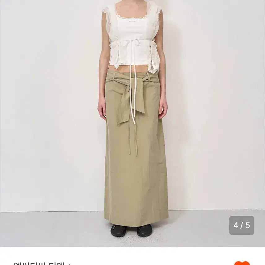 [BUNJANG] Lcdc TM Long Skirt (Beige) / Lcdc 엘씨디씨 티엠 롱스커트 M (베이지)