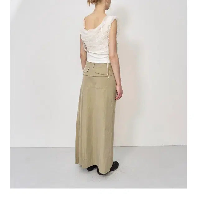 [BUNJANG] Lcdc TM Long Skirt (Beige) / Lcdc 엘씨디씨 티엠 롱스커트 M (베이지)