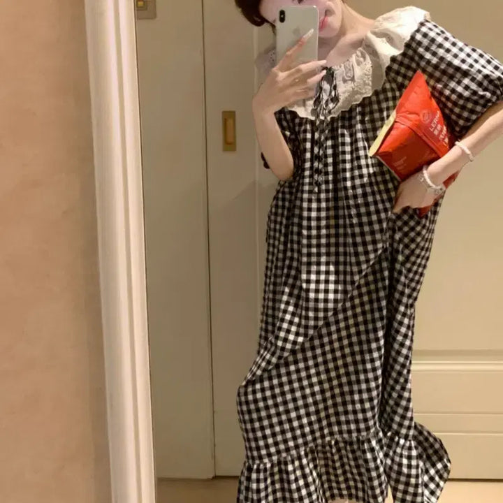 [BUNJANG] Vintage Checkered Women&