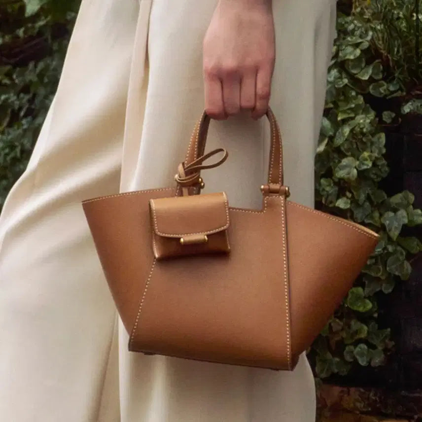 [BUNJANG] DuPuia SAC MINI EPURE Tote Bag / [새상품/사진있음] 듀푸아 SAC MINI EPURE (테라코타 카멜)