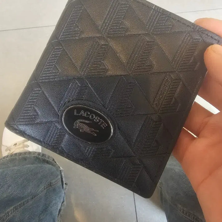 [BUNJANG] Lacoste Leather Wallet / 라코스테 가죽 지갑
