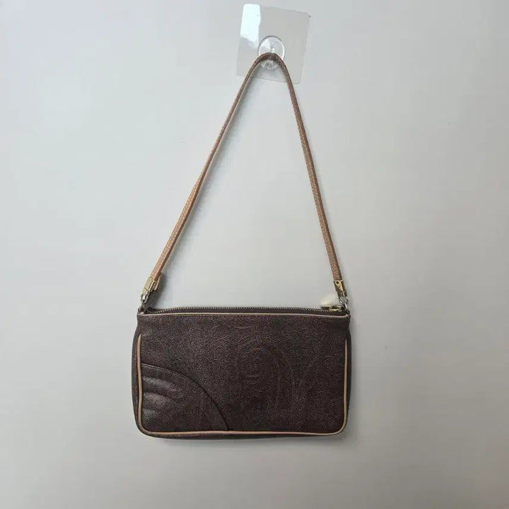 [BUNJANG] Etro Brown Pattern Mini Shoulder Bag Pouch / 에트로 브라운 패턴 숄더백 미니백 파우치백