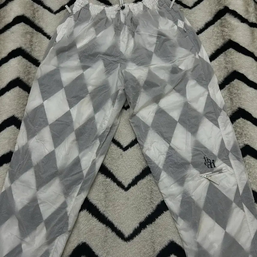 [BUNJANG] Fetch L-Size Ripstop Inner Check Pants / [L]Fetch 립스탑 이너 체크팬츠