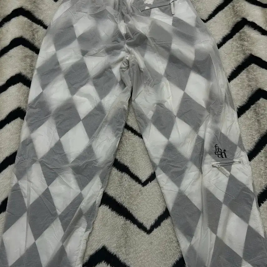 [BUNJANG] Fetch L-Size Ripstop Inner Check Pants / [L]Fetch 립스탑 이너 체크팬츠