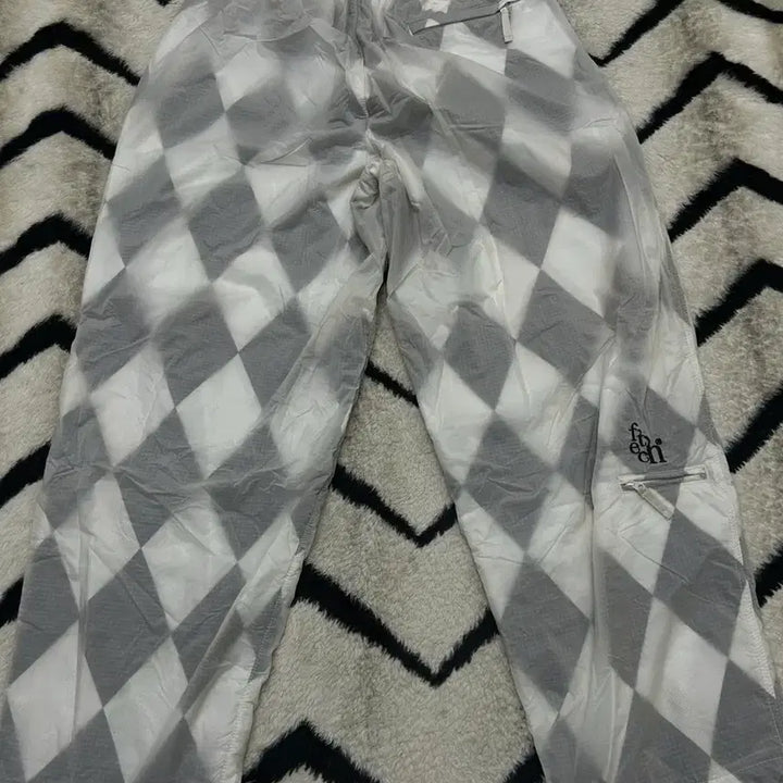 [BUNJANG] Fetch L-Size Ripstop Inner Check Pants / [L]Fetch 립스탑 이너 체크팬츠