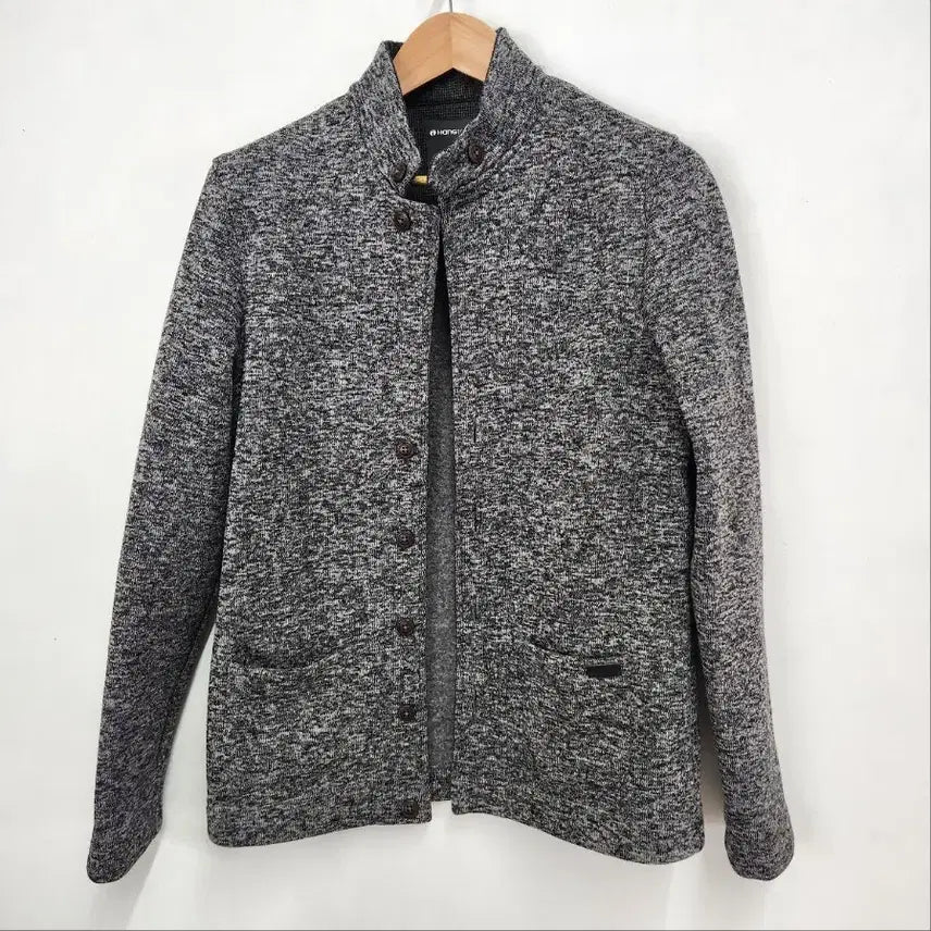 [BUNJANG] Hang Ten High Neck Bonded Knit Jacket M / Hang Ten 하이넥 본딩 니트 자켓 M