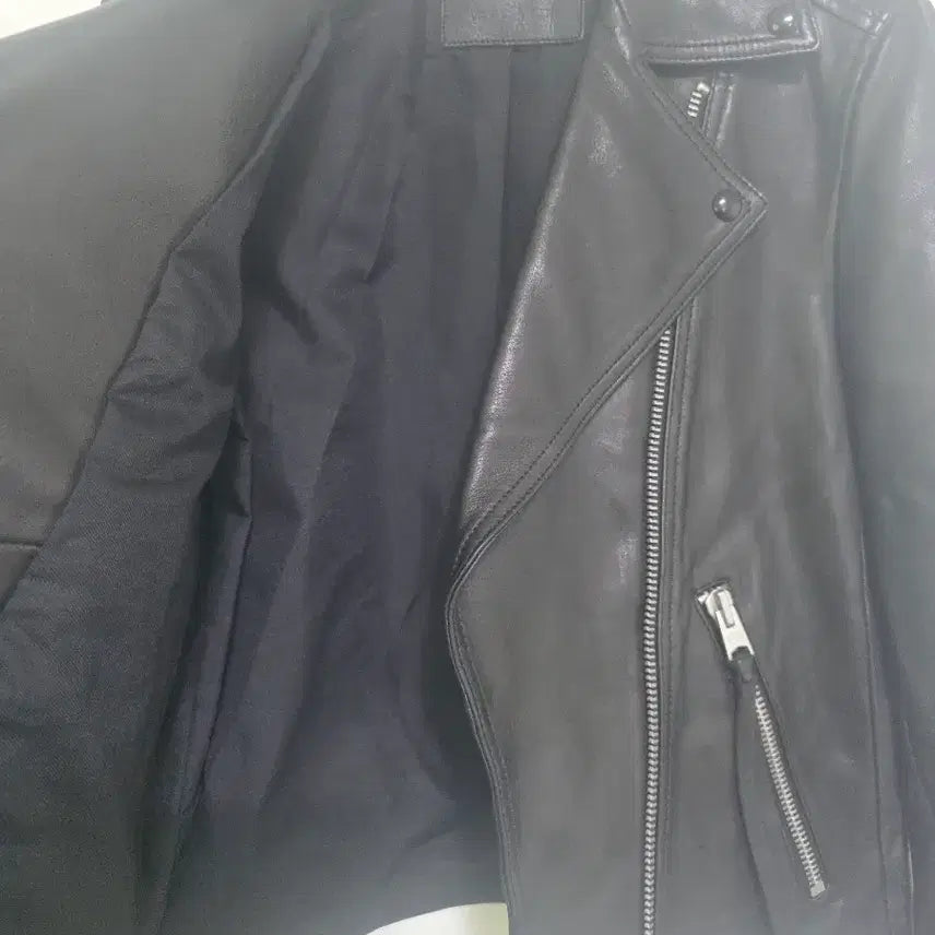 [BUNJANG] ALLSAINTS Dalby Biker Lambskin Leather Jacket / 올세인츠 ALLSAINTS 달비 바이커 블랙 양가죽 라이더 자켓 3사이즈