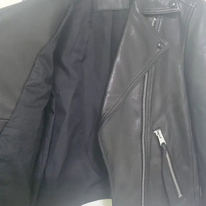 [BUNJANG] ALLSAINTS Dalby Biker Lambskin Leather Jacket / 올세인츠 ALLSAINTS 달비 바이커 블랙 양가죽 라이더 자켓 3사이즈