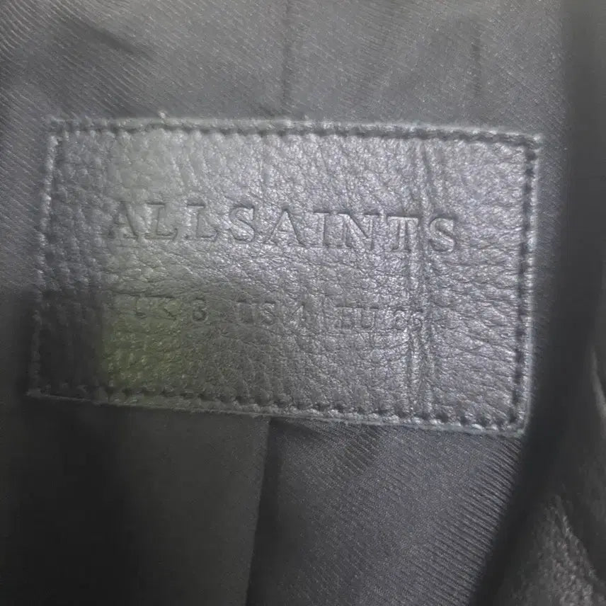 [BUNJANG] ALLSAINTS Dalby Biker Lambskin Leather Jacket / 올세인츠 ALLSAINTS 달비 바이커 블랙 양가죽 라이더 자켓 3사이즈