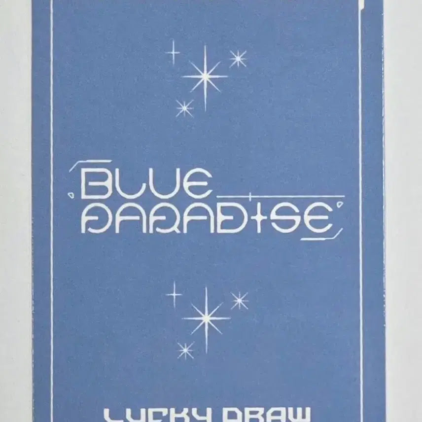 [SOLD OUT] ZB1 제베원 블루 파라다이스 애플뮤직 럭키드로우 성한빈