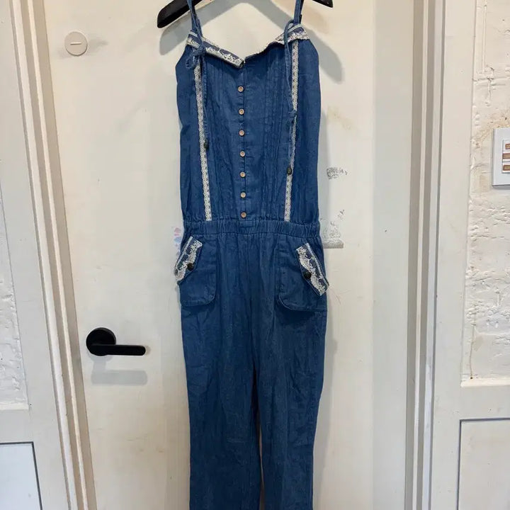 [BUNJANG] Liz Lisa Denim Jumpsuit / 리즈리사 데님 점프수트