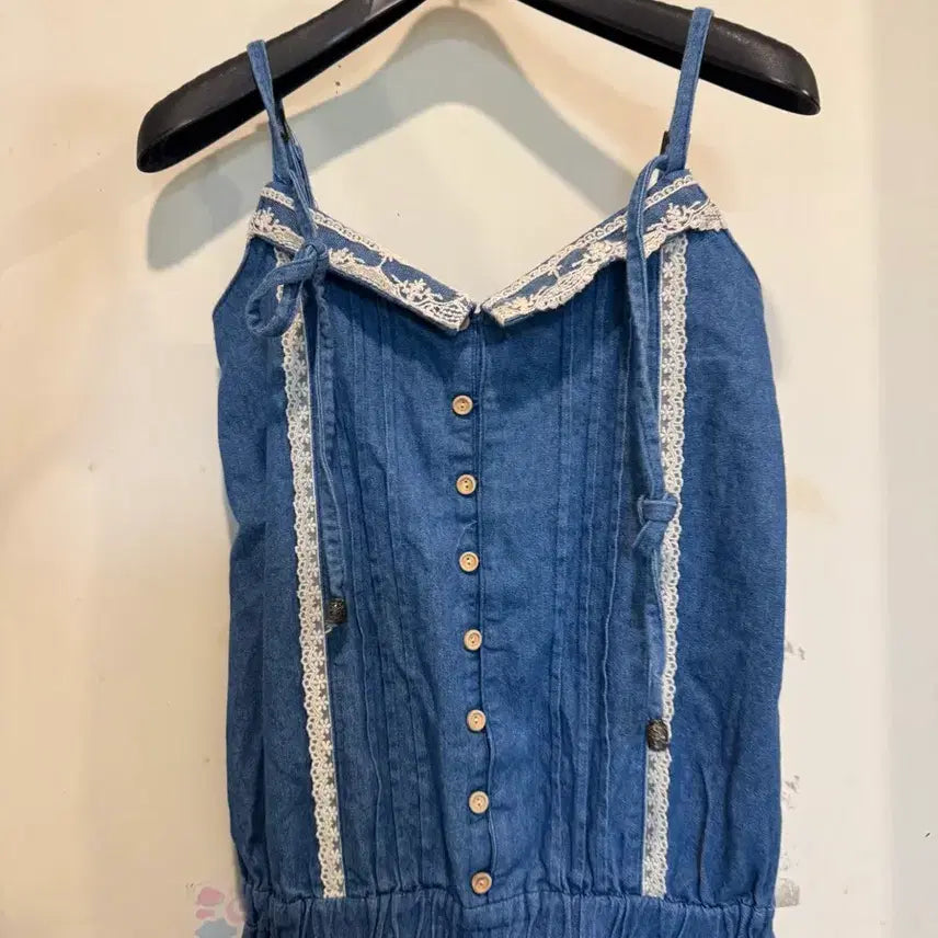 [BUNJANG] Liz Lisa Denim Jumpsuit / 리즈리사 데님 점프수트