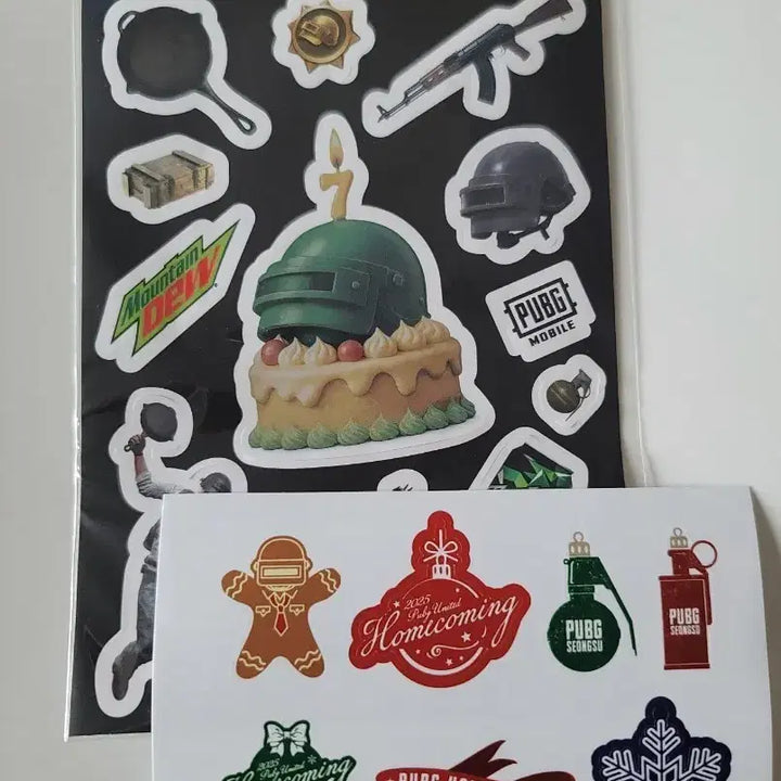 [BUNJANG] PUBG Seongsu Sticker 2-Piece Set / 배그 펍지성수 스티커 2종 세트
