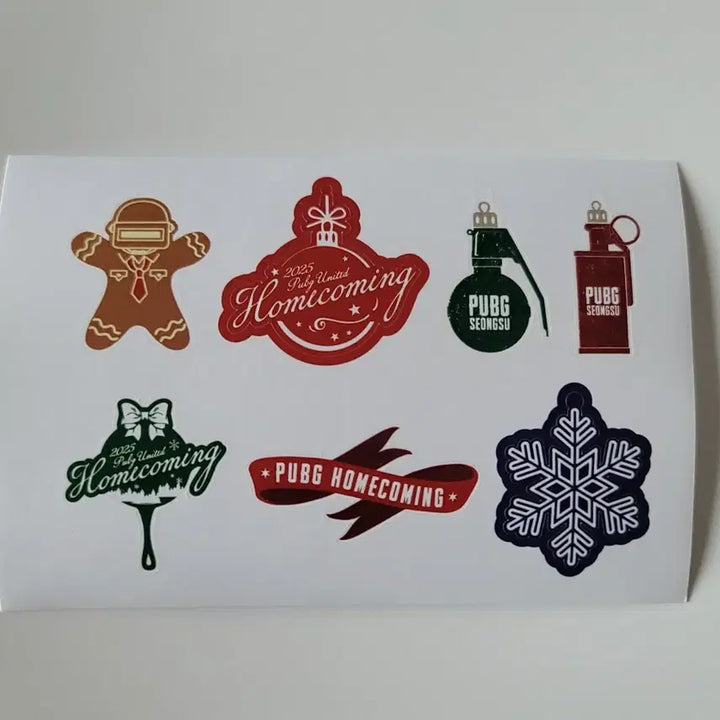[BUNJANG] PUBG Seongsu Sticker 2-Piece Set / 배그 펍지성수 스티커 2종 세트