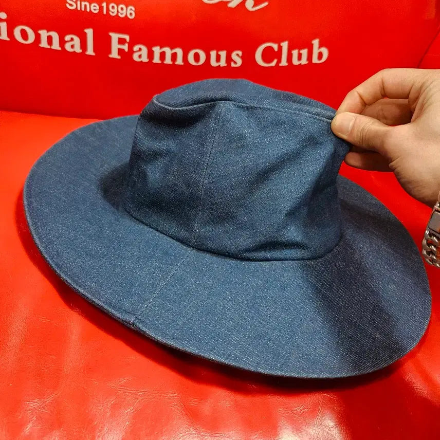 [BUNJANG] Smithbridge Denim Fedora Hat / 스미스브릿지 데님 중절모 Free