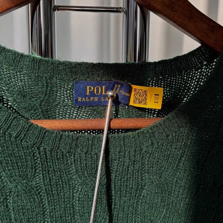 [BUNJANG] Polo Ralph Lauren Cable Knit Sweater / [M]폴로 랄프로렌 케이블 울 캐시미어 크루넥 니트