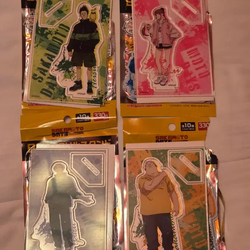 [BUNJANG] Daiso Sakamoto Days Acrylic Stand Taro Heisuke &amp; Loo / 일본 다이소 사카모토데이즈 빅아크릴 타로 헤이스케 루 가쿠