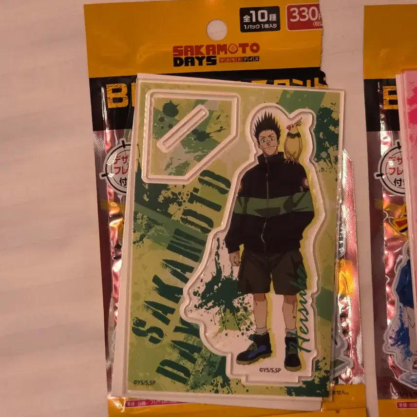 [BUNJANG] Daiso Sakamoto Days Acrylic Stand Taro Heisuke &amp; Loo / 일본 다이소 사카모토데이즈 빅아크릴 타로 헤이스케 루 가쿠