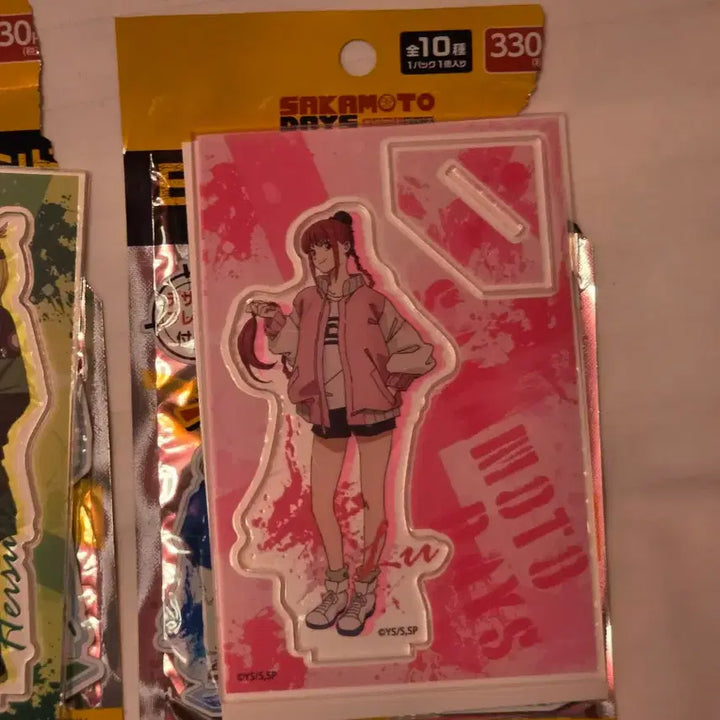 [BUNJANG] Daiso Sakamoto Days Acrylic Stand Taro Heisuke &amp; Loo / 일본 다이소 사카모토데이즈 빅아크릴 타로 헤이스케 루 가쿠