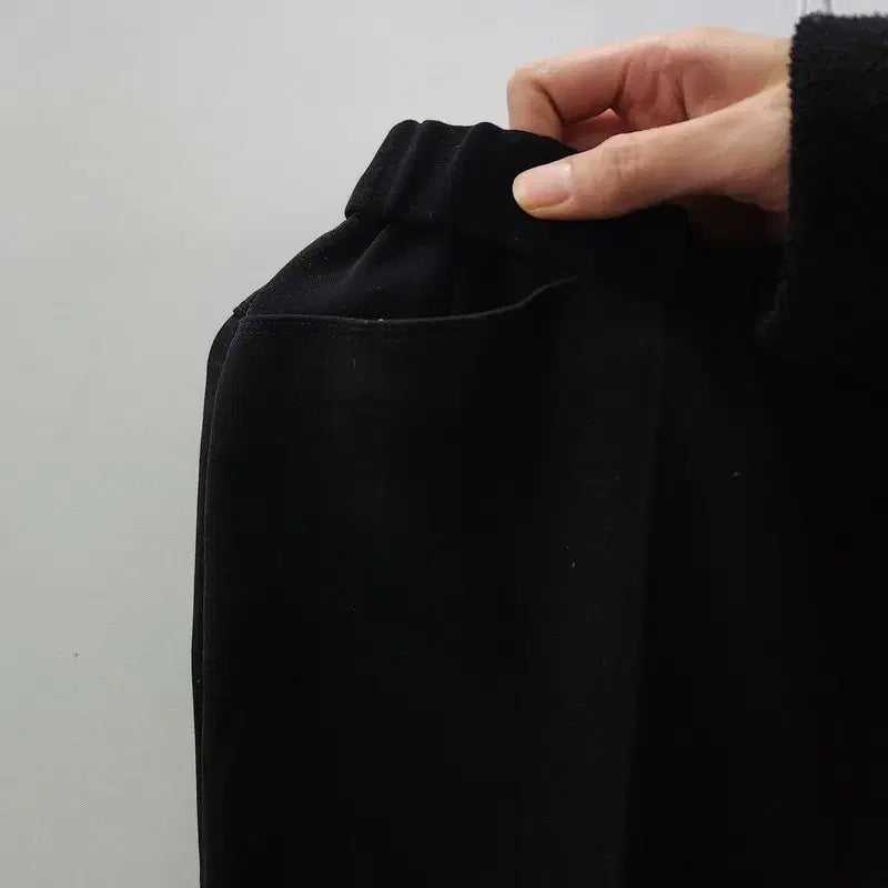 [BUNJANG] Vintage Casual Regular Banded Pants / 빈티지 캐주얼 레귤러 밴딩팬츠 블랙  MADE IN JAPAN