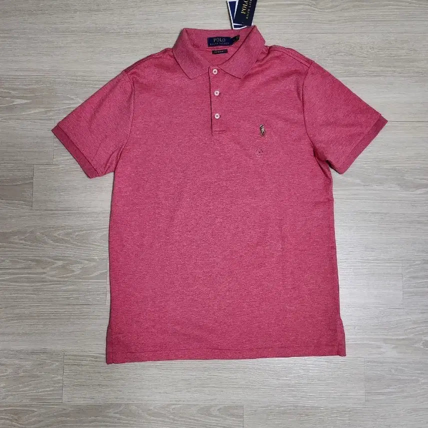 [BUNJANG] Polo Ralph Lauren Pink Polo Shirt / 폴로 랄프로렌 반팔 카라티 핑크L