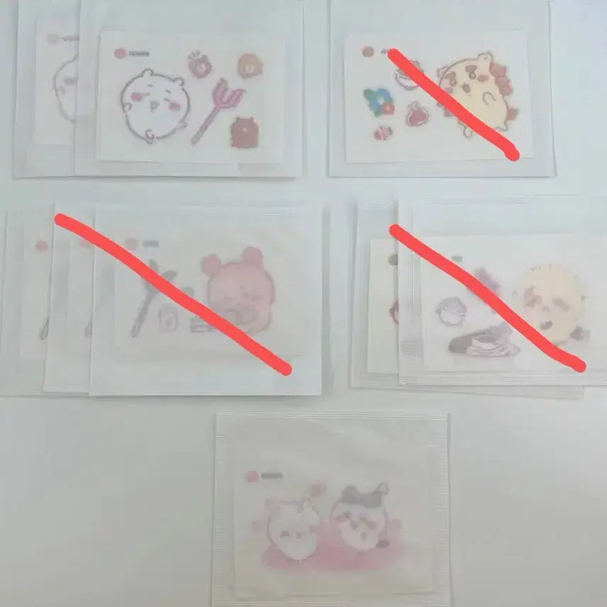[BUNJANG] Munjakgwi Olive Young Bagel Chip Big Ttibuseel Bundle Set / [일괄 미개봉] 먼작귀 올리브영 베이글칩 빅 띠부씰