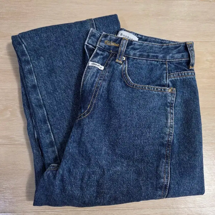 [BUNJANG] J.Fit Denim Jeans Patch Slit Dark Blue S / 제이핏 데님 청바지 패치 트임진 진청 S