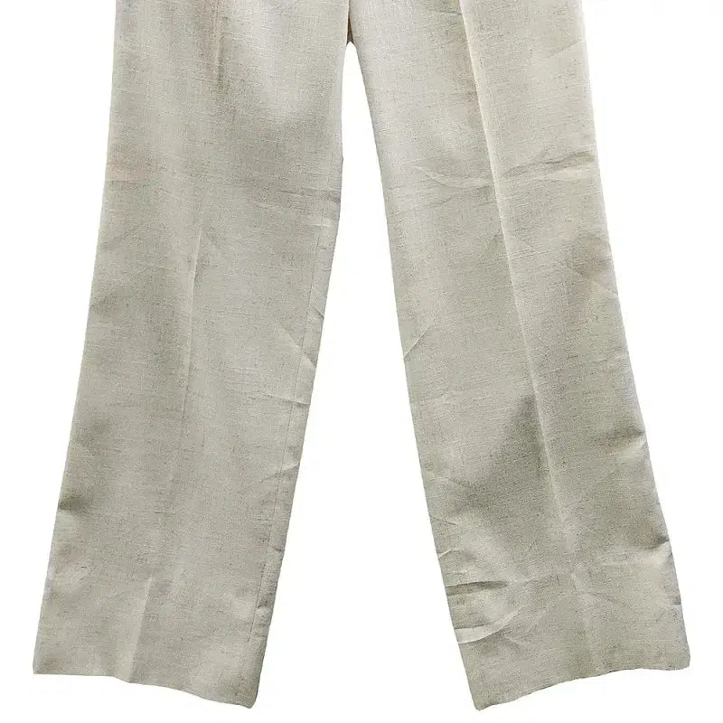 [BUNJANG] Vintage Linen Slacks Pants / 빈티지 클래식 올드머니 린넨슬랙스 팬츠  MADE IN JAPAN