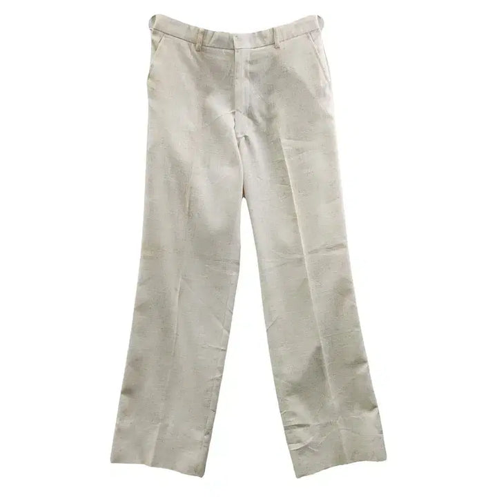 [BUNJANG] Vintage Linen Slacks Pants / 빈티지 클래식 올드머니 린넨슬랙스 팬츠  MADE IN JAPAN