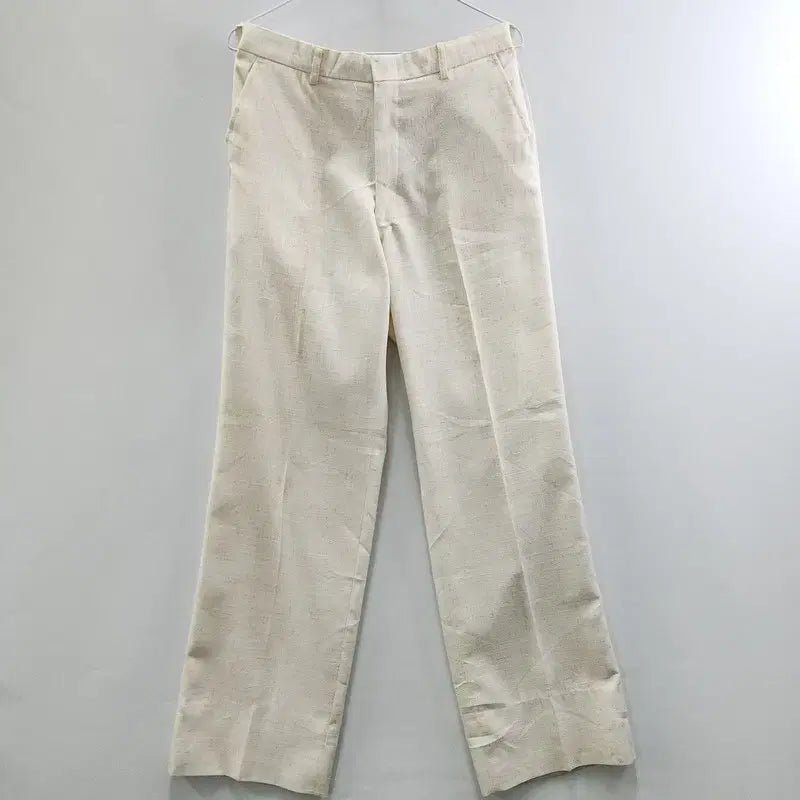 [BUNJANG] Vintage Linen Slacks Pants / 빈티지 클래식 올드머니 린넨슬랙스 팬츠  MADE IN JAPAN