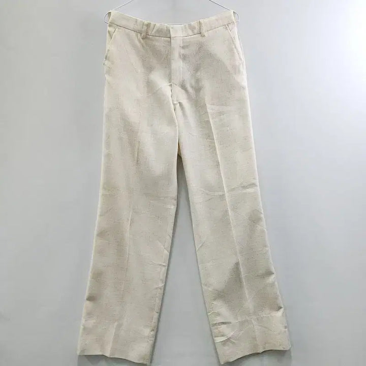 [BUNJANG] Vintage Linen Slacks Pants / 빈티지 클래식 올드머니 린넨슬랙스 팬츠  MADE IN JAPAN