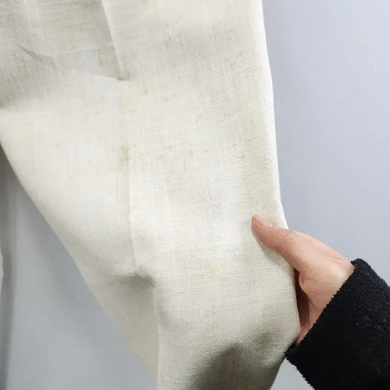 [BUNJANG] Vintage Linen Slacks Pants / 빈티지 클래식 올드머니 린넨슬랙스 팬츠  MADE IN JAPAN