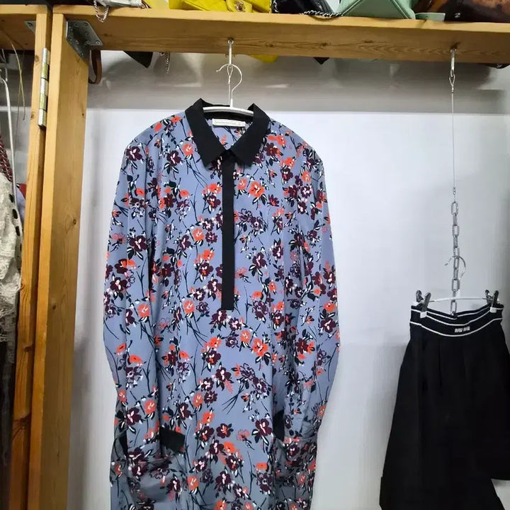 [SOLD OUT] 아베크롬비 쉬폰 플라워 원피스