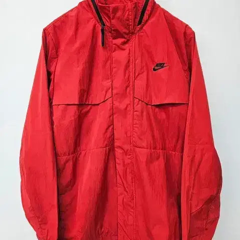 [BUNJANG] Nike Vintage Windbreaker Jacket / 나이키 로고 바람막이 점퍼 레드 남성 XL