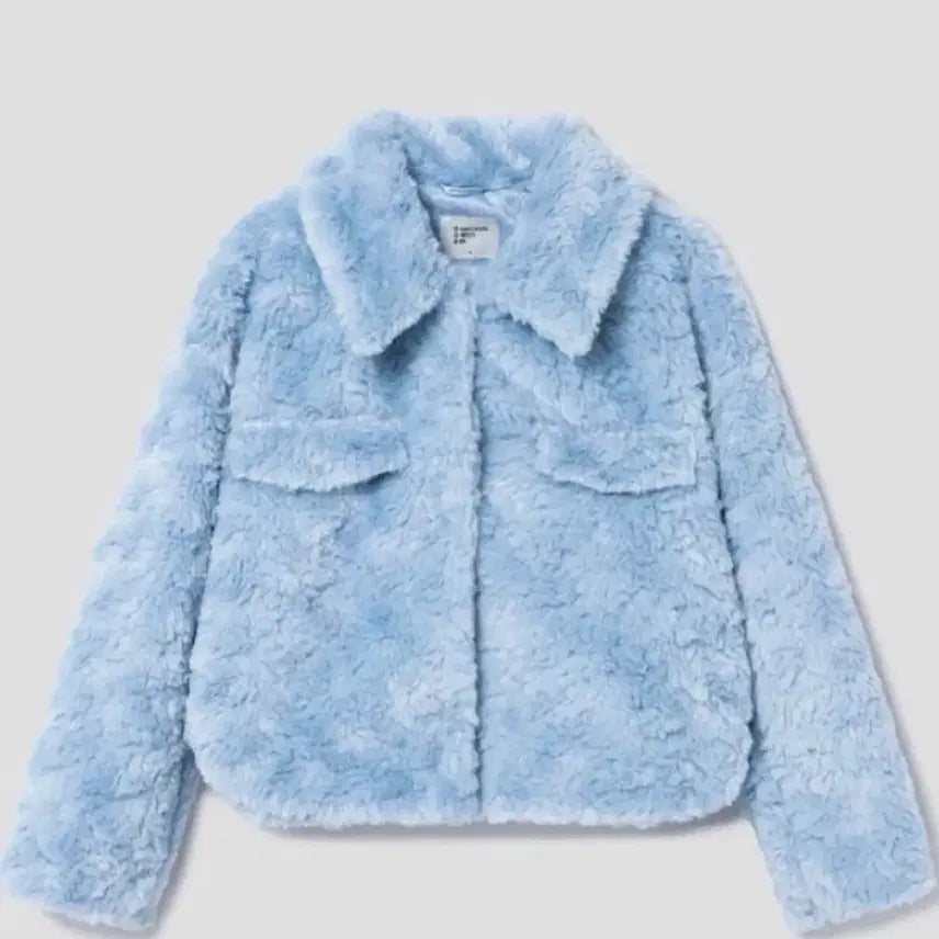 [BUNJANG] 8seconds Blue Faux Fur Jacket / 8seconds 에잇세컨즈 블루 퍼 자켓