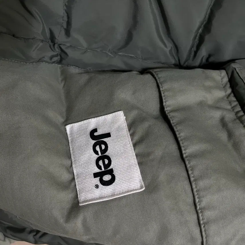 [BUNJANG] JEEP Duck Down Hooded Long Parka Jacket Khaki S / 지프 JEEP 덕다운 후드 롱 야상 점퍼 카키 S(90)