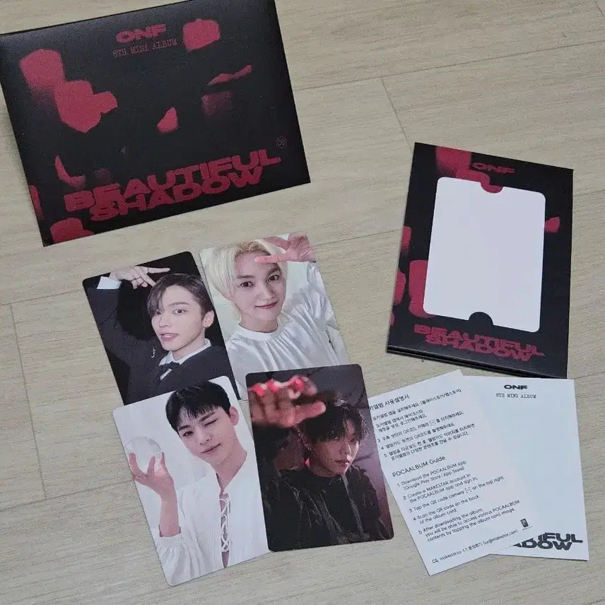[BUNJANG] ONF Beautiful Shadow Photocard Album / ONF Beautiful Shadow 포카 앨범