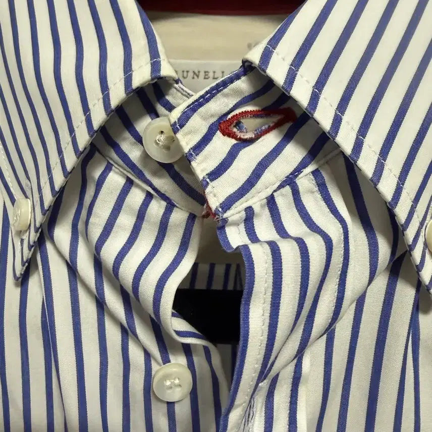 [BUNJANG] Brunello Cucinelli Silk Striped Shirt [XL] / 브루넬로 쿠치넬리 실크 스트라이프 셔츠 [XL] 판매