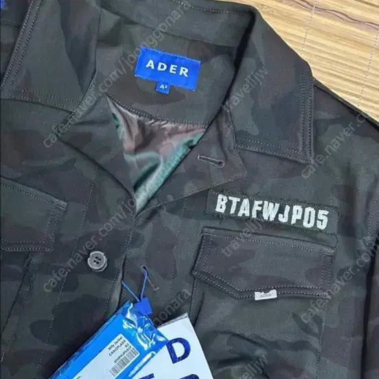 [BUNJANG] ADER Error Camo Military Jacket 100L / 아더에러 숏 카모 밀리터리 자켓 100L