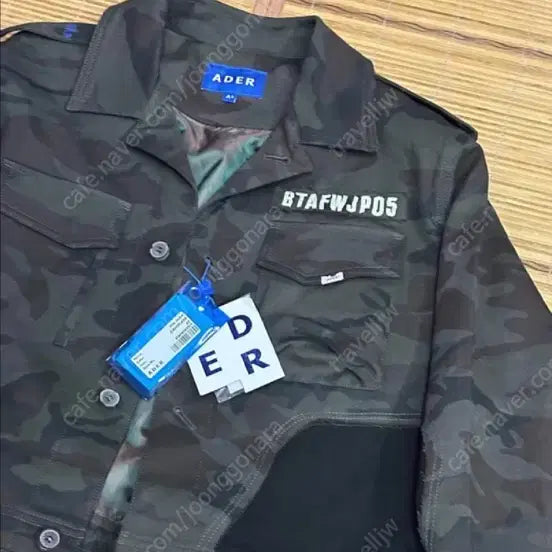 [BUNJANG] ADER Error Camo Military Jacket 100L / 아더에러 숏 카모 밀리터리 자켓 100L