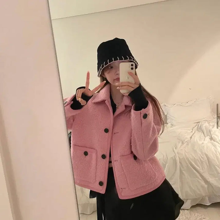 [BUNJANG] STUDIO TOMBOY Outpocket Short Jacket / 스튜디오 톰보이 STUDIO TOMBOY 아웃포켓 숏자켓