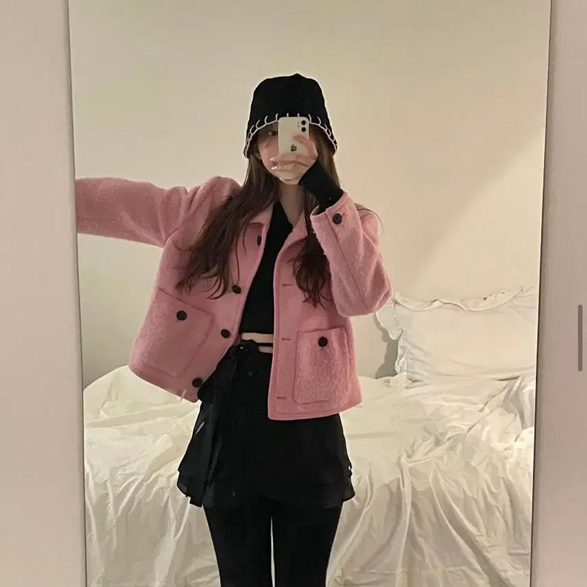 [BUNJANG] STUDIO TOMBOY Outpocket Short Jacket / 스튜디오 톰보이 STUDIO TOMBOY 아웃포켓 숏자켓