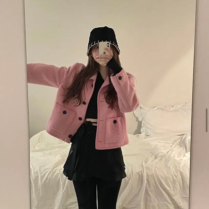 [BUNJANG] STUDIO TOMBOY Outpocket Short Jacket / 스튜디오 톰보이 STUDIO TOMBOY 아웃포켓 숏자켓