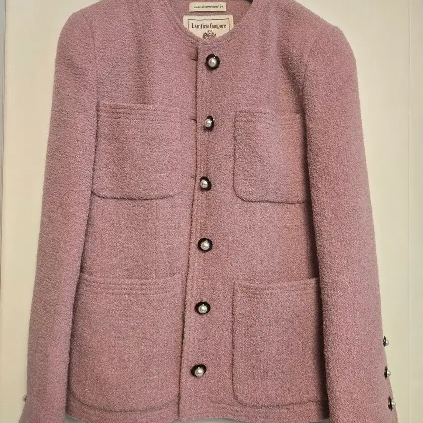 [BUNJANG] Atelier de Sémoin Campore Tweed Jacket / 아뜰리에드 쎄모먼 트위드 자켓 Campore, Made in ITALY